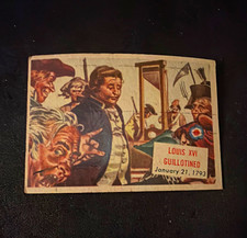 VTG 1959 Topps Miami Daily News Extra Non-Sport Card #143 Louis XVI Guillotined picture
