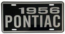 1956 PONTIAC Metal License Plate Fits Chieftain Star Chief Bonneville Classic picture