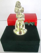 1997 Madison Avenue Collectible Silverplate Santa Bell EUC In Original Box picture