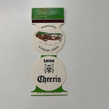Lynx Cheerio Restaurant Santa Monica CA Vintage Matchbook Cover TMM6-7 picture