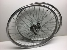 Vintage 1950s Schwinn 26” 2.125” S2 Chrome Bicycle Wheels Phantom Panther  picture