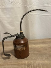 Vintage Dutton Lainson Co Golden Rod Oil Can Flexible Spout Thumb Pump #707 🇺🇸 picture