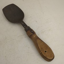 Antique GILCHRIST Ice Cream Scoop Heavy Duty Spade Paddle Spoon Type Wood Handle picture
