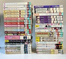 42 Mixed Shojo Manga Lot English, Oh my Goddess Takane & Hana, Love Ex-lib picture
