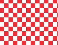 9in x 7in Red Checkered Vinyl Sheet Sticker Checkerboard Decal picture