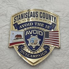 Stanislaus County Avoid The 12 DUI Campaign  Challenge Coin picture