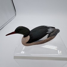 VTG Decoy Duck Mini Figurine WIlliam J Koelpin 