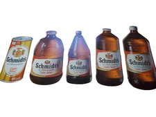 Lot  5 Old Stock Original 1970's Schmidt’s Beer Cardboard  Die Cut Advertising picture