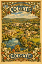 Colgate University Art Print 12x18” Premium Matte Paper 200gsm 🗞️ picture