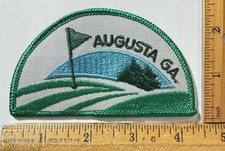 Vintage Augusta Georgia Iron On Patch Travel Souvenir The Masters Golf Course picture