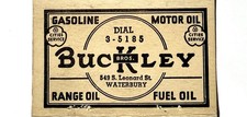 WATERBURY, CT 1940'S- BUCKLEY BROS. CITIES SERVICE & JOSEPH KEENAN, S. LEONARD picture