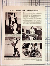 1930s Hollywood Starlets Magazine Page Joan Fontaine Margaret Tallichet Nan Grey picture