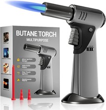 Butane Torch, Butane Refillable Kitchen Cooking Torch, Torch Lighter with Safety picture