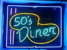 New 50'S Diner Neon Light Sign 24