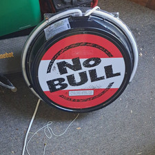 No Bull Round Winston/Salem Lighted Neon Tobacco Sign Illuminated 120VAC 60Hz picture