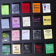 20 Vintage Matchbooks New Orleans Louisiana Restaurants Bars Advertising Lot picture