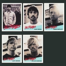 Foo Fighters Cards 5 Card Set 2003 Tour Merch Dave Grohl Shiflet Mendel Hawkins picture