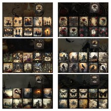 120 Sheets Gothic Scrapbook Paper for Scrapbook Kit, Vintage Ephemera for Junk J picture