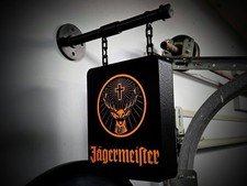 Jagermeister Hanging LED Light Box Sign USB Powered Bar Decor Double Sided picture