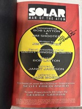 Solar Man of the Atom Alpha & Omega Slipcase HC W/ Poster #0 Valiant Signed 2X. picture