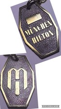 München Hilton Munich, Germany Deutschland Brass Hotel Room Key Fob No Key picture