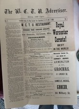 W.C.T.U. The Woman’s Christian Temperance Union Advertiser New England 1888 picture