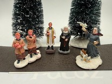 Lemax D56 Christmas Village Figurine/Accessories Lot of 4: Church Holy Nun picture