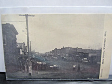 RPPC Real Photo Postcard Woodward,Oklahoma to Lawrence Kansas 1908 picture