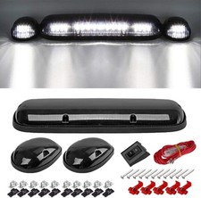 Kit De Luces De Techo 30 LED Blancas Lente Ahumado Para Camion Silverado picture