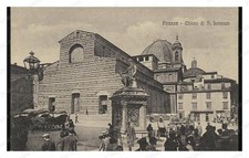 Florence Italy San Lorenzo Church Standard Postcard COPY RPPC picture