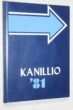 1981 Kansas High School Yearbook Annual Kansas Illinois IL - Kanillio 81 picture