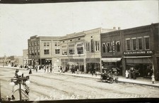 Scottsbluff Nebraska Street Scene Stores Opera House RPPC Photo Postcard COPY picture