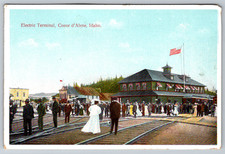 c1910s Electric Terminal Coeur d'Alene Idaho M. Rieder Antique Postcard picture