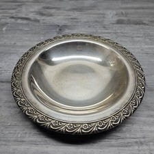 Vintage WM Rogers Silverplate Bowl Floral Pattern 748 picture