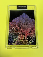 KYLE WILLIS CARNAGE 5/5 CRYSTAL FOIL ART C... OMEGA NEW SIGNED picture