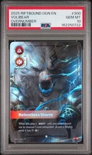 2025 RIFTBOUND: LEAGUE OF LEGENDS OGN-ORIGINS VOLIBEAR - RELENTLESS STORM PSA 10 picture