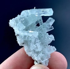 55 Carat Raw Natural Aquamarine Cluster specimen from Skardu, Pakistan picture