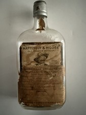Mattingly & Moore Old Fashion Whiskey Pint Clear Bottle O. Richard's Pharmacy picture
