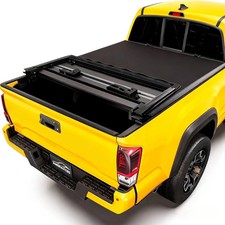 5.7FT Soft Tri-Fold Truck Bed Tonneau Cover for 2009-2026 Dodge Ram 1500 | (Incl picture