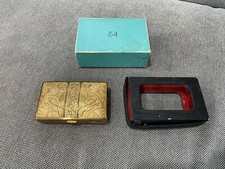 Vintage Elgin American Compact Carryall Gazelle Decoration w/ Original Box picture
