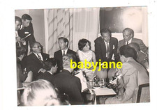 AUDREY HEPBURN MEL FERRER ORIGINAL 5X7 PHOTO DURING A PRESS INTERVIEW 1957 picture