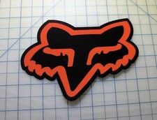 FOX SHOX Head Sticker Decal Red High Quality Waterproof UV Laminated 4yr Outdoor picture