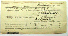CIVIL WAR 14TH VERMONT SOLDIER RAILROAD PASS VERMONT VALLEY RR 1863 picture