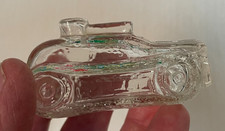 Vgt  Glass US Army Tank Candy Container TH Stough Rare 1942 picture