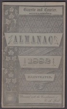 Greenfield MA Gazette & Courier Illustrated Almanac for 1882 picture