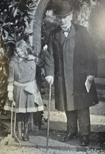 1911 Vintage Magazine Illustration David Lloyd-George Chancellor of Exchequer picture