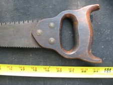 Vintage Disston(?) Double Edge Saw (Gorgeous Patina)--(Pruning?) picture