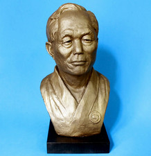 CHOI HONG-HI TAEKWONDO golden BUST figure TAEKWON-DO martial arts KARATE ITF fx picture