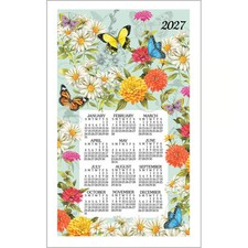 Kay Dee Designs,  Butterfly Garden 2027 Calendar Towel picture