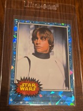 Topps Chrome Sapphire Star Wars Luke Skywalker #1 picture
